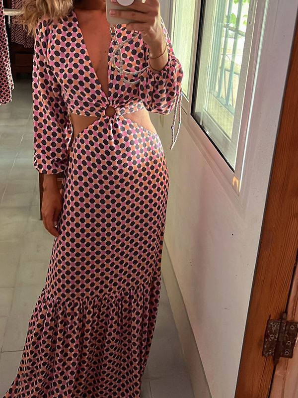 ATHLIFY amalfi sunset long dress