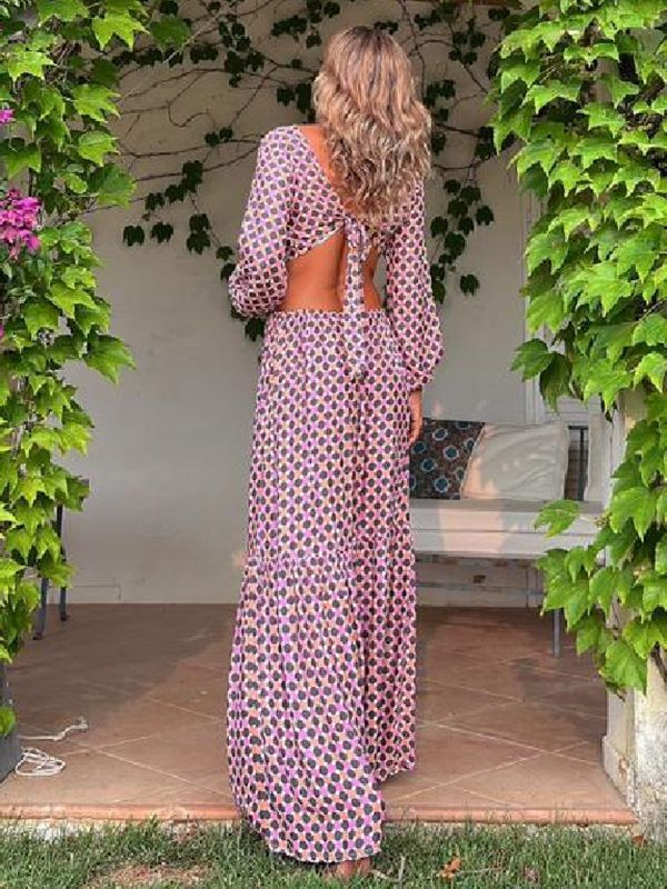 ATHLIFY amalfi sunset long dress