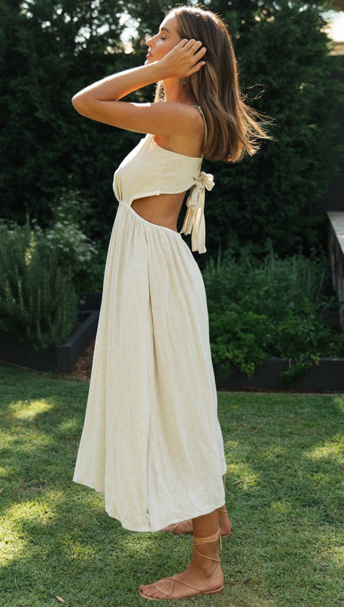 ATHLIFY amalfi backless dress